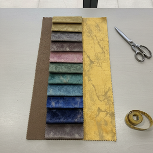 <span class=keywords><strong>Tela</strong></span> de Terciopelo Holandés <span class=keywords><strong>Amarillo</strong></span>, 100% Poliéster, Impermeable, para Fundas de Sofá, Textiles para el Hogar - Product Image 2
