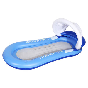 Tumbona Flotante Inflable de PVC de 160x90cm para Uso en Exteriores - Product Image 1