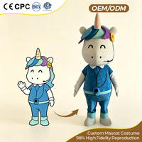 Costume de Mascotte d'Entreprise Personnalisé de Haute Qualité, Mascotte d'Animal de Dessin Animé, Cerf, pour Publicité et Image de Marque