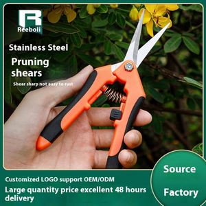 Mỏng Thép Không Gỉ Pruner Trái Cây Chọn Làm Vườn Cắt tỉa Hoa Nho Ớt-Kéo Làm Bằng Nhựa - Product Image 2