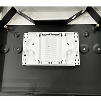 Distributor Rak Optik 1U Serbaguna dengan Panel Patch Serat Optik Slot LGX Modular