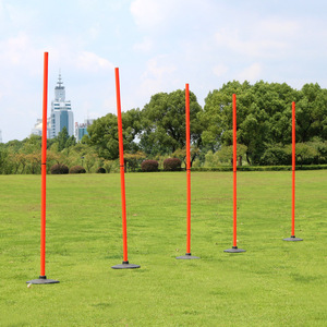 Poteaux de slalom en plastique en gros pour l'entraînement d'agilité, équipements sportifs de football et d'athlétisme - Product Image 2