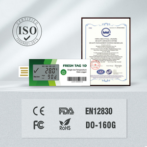 제약 냉장 체인용 LCD 화면 및 PDF 보고서가 포함된 USB 온도 데이터 로거 - Product Image 4