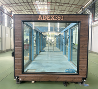 Vente d'usine, structure en acier préfabriquée modulaire industrielle personnalisée de 40 pieds, maison conteneur privée, système de chauffage de piscine 2