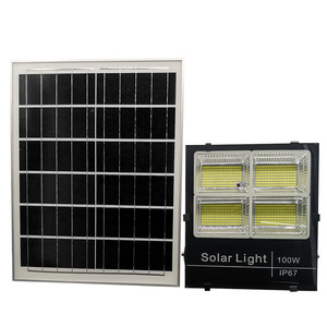 Reflector LED Solar de 300W IP67 con Control Remoto, Cuerpo de Plástico para Exteriores, Montaje en Superficie, Luz Diurna 5000K, Ángulo de Haz de 120°, CRI 80 - Product Image 6
