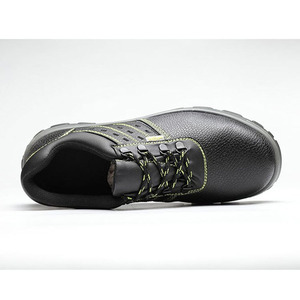 Breathable Cowhide Safety Shoes Steel <b>Toe</b> Low Top Anti Smashing Anti Puncture Work Foot Protection - Product Image 1