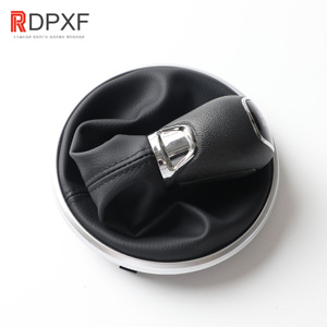 Accessoires de style automobile pour Skoda <span class=keywords><strong>Fabia</strong></span> II MK2 <span class=keywords><strong>Combi</strong></span> <span class=keywords><strong>Scout</strong></span> 2007-2014, modèle Octavia, pommeau de levier de vitesse, housse de protection du levier de vitesse. - Product Image 2