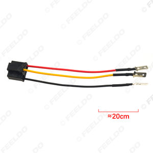 Cable de enchufe hembra <span class=keywords><strong>H4</strong></span> 9003 de 3 pines para coche, para faro halógeno, bombillas LED automáticas, adaptador de soporte de conector Pigtail - Product Image 5
