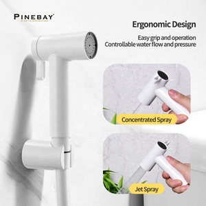 Набор для ванной 2024 PINBAY, белый пластиковый настенный распылитель - Product Image 2