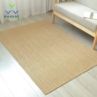Tapis en sisal naturel antidérapant de haute qualité pour la maison, l'hôtel, le salon, la chambre à coucher, sur mesure