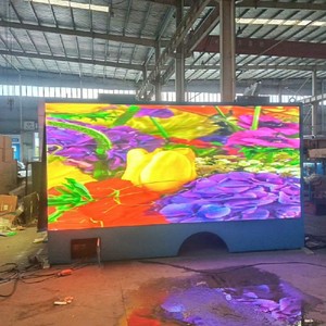 New Design P4/P5 LED Display Vehicle 16FT Mobile Advertising Truck Body with Borderless 4.8M 3D Video Ad LED Billboard Box - Product Image 4