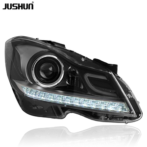 Faro a LED JUSHUN per <span class=keywords><strong>Mercedes</strong></span>-<span class=keywords><strong>Benz</strong></span> Classe <span class=keywords><strong>C</strong></span> <span class=keywords><strong>W204</strong></span> 2011-2014 Ricambio Auto Plug and Play - Product Image 2