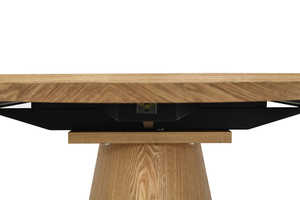 NOVA <span class=keywords><strong>Table</strong></span> à manger ovale <span class=keywords><strong>extensible</strong></span> de <span class=keywords><strong>style</strong></span> <span class=keywords><strong>scandinave</strong></span> 160/200cm <span class=keywords><strong>Table</strong></span> de cuisine en chêne pour 4/6/8 personnes meubles en bois - Product Image 5