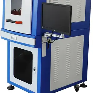 OPTIC laser marker machinery 70W fiber laser engraving jewelry gold silver ring marking safe enclosed factory on sales