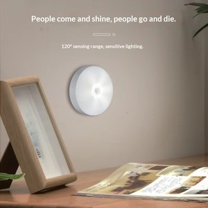 Lampada a Induzione Circolare Senza Fili, Luce Notturna, Applique <span class=keywords><strong>da</strong></span> Parete - Product Image 3