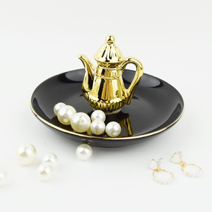 Bandeja de cerámica 3D con forma de elefante para pintalabios, plato blanco para adornos, pequeño organizador de joyas para decoración de tocador, regalo - Product Image 4