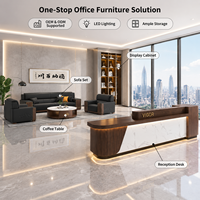 Comptoir de bar en bois moderne et simple sur mesure, bureau d'accueil pour hôtel, salon de beauté, table de caisse pour réception d'entreprise, bureau de vente