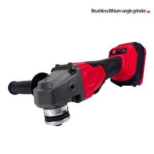 Meuleuse d'angle sans fil multifonction compacte à batterie lithium rouge, moteur brushless haute puissance, pour dé<span class=keywords><strong>coupe</strong></span> et polissage transfrontalier - Product Image 5