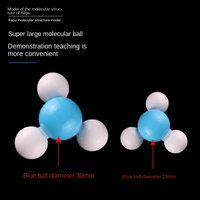 Modelo de Estructura Atómica, Molécula Orgánica, Bola Grande de 3 cm de Diámetro, Varilla de 3 cm, Escala para Enseñanza de Química en Secundaria