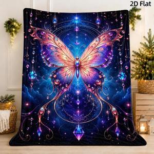 Manta de Franela con Estampado de Corazones y Pájaros, Manta para Siesta, Cálida, Súper Suave, para el Hogar y la Oficina, Impresión Personalizada OEM ODM - Product Image 4