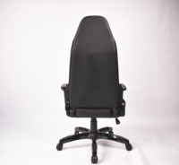 Chaise de jeu inclinable en cuir suédé pour joueurs PC, dossier en mousse 30D blanche, chaise de gaming en gros