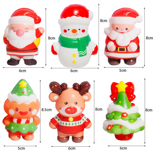 Christmas PU Material Stress-Relief Squeeze Toy Santa Claus Design Popular Among Students Perfect Reward <b>Gift</b> - Product Image 6