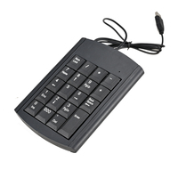 Nouveau Mini clavier numérique USB à 19 touches pour ordinateur portable et Notebook