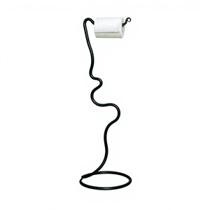 Porte-papier hygiénique en métal de quantité supérieure Support de rangement pour rouleau de papier hygiénique Support pour salle de bain - Product Image 1