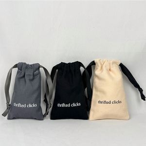 Fashion Friendly Cotton <b>Canvas</b> Drawstring Bag Colorful Pouch Bag - Product Image 1