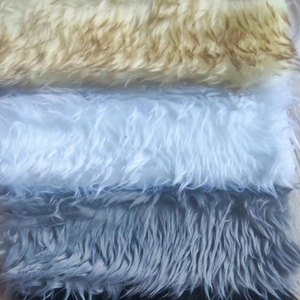 100% poliestere eco-friendly tessuto in pelliccia sintetica singolo/doppio colore stampato modello per seggiolino auto accessori per borse - Product Image 1