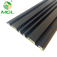 Nouveau produit Panneaux muraux écologiques ASA, installation facile, panneaux décoratifs imperméables pour la décoration des écoles et des hôtels, texture bois
