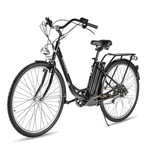 Per JOYKIE <span class=keywords><strong>28</strong></span> pollici 7-Speed in lega di alluminio elettrico City Bike 36V 10.4Ah batteria al litio intelligente motore elettronico mozzo posteriore - Product Image 3