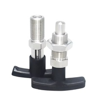 Goupille de verrouillage à bille usinée CNC sur mesure de haute qualité, en acier inoxydable, à ressort, avec poussoir de déverrouillage