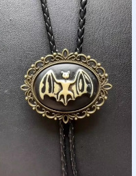 <span class=keywords><strong>Cravate</strong></span> <span class=keywords><strong>bolo</strong></span> personnalisée en alliage de diamant, style européen et américain, mode occidentale, avec boucle en cuir personnalisée - Product Image 4