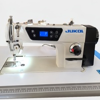Máquina de Coser Industrial Automática Eléctrica de 550W 220V/110V de Cama Plana con Mesa para Tiendas de Ropa