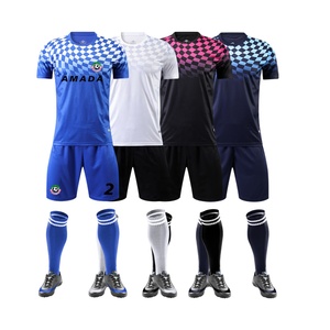 Precio de fábrica china, camiseta de fútbol, tela de malla, Kit de entrenamiento de fútbol para adultos y kits de fútbol personalizados, uniforme de fútbol para hombre - Product Image 6