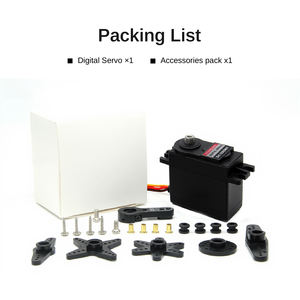 Servo numérique à engrenages métalliques Feetech SH5565MH 7,4 V 35,8 kg pour voiture RC, <span class=keywords><strong>avion</strong></span>, robot, pince, programmation éducative - Product Image 5