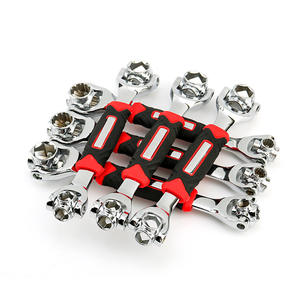 Clé à douille multifonctionnelle 8 en 1, clé à écrous universelle 52 en 1, poignée droite en acier à haute teneur en carbone chromé - Product Image 1