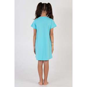 Vestido de Verano para Niña, Manga Corta, Corte Ovalado, Diseño sin Espalda, Cuello Largo, de 3 a 9 Años - Product Image 1