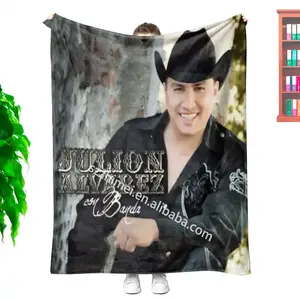 High Quality Custom Julion Alvarez Fade Resistance No Pilling <strong>Kingsize</strong> Cozy Plush Warm Throw <strong>Blanket</strong> - Product Image 2