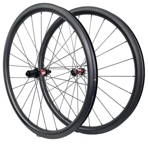 元安自行车UNI碳轮对700c经销商价格超轻碳纤维自行车车轮带DT240轮毂