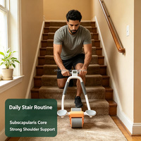Rouleau Abdominal Automatique à Rebond pour Adultes Tous Niveaux – Équipement Domestique pour la Perte de Graisse Abdominale et la Remodelation de la Taille