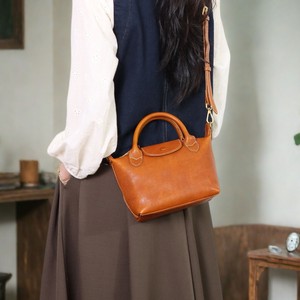 Bolso de solapa Nasman de piel de vacuno curtida vegetalmente de primera calidad para mujer, bandolera, marrón, café, negro, primavera 2025 - Product Image 2