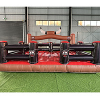 Taureau mécanique gonflable à prix d'usine, jeu sportif de rodéo, machine de taureau mécanique gonflable pour adultes