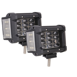 Lampe de travail en voiture, 4 pouces, 28W, tir latéral, barre lumineuse, super brillante, 5D, avec lentille, livraison gratuite - Product Image 3