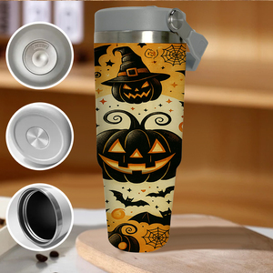 แก้ว<span class=keywords><strong>น</strong></span>้ำสแตนเลสข<span class=keywords><strong>น</strong></span>าด 30 ออ<span class=keywords><strong>น</strong></span>ซ์ ลายฟักทอง ค้างคาว ใยแมงมุม สำหรับเดินทาง ลายฮาโลวีนสุดหลอ<span class=keywords><strong>น</strong></span> เป็นมิตรกับสิ่งแวดล้อม เหมาะเป็<span class=keywords><strong>น</strong></span>ของขวัญสุด<span class=keywords><strong>น</strong></span>่ากลัว - Product Image 4