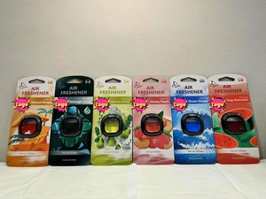 Nước hoa ô tô dạng lỏng, mùi lê Anh & hoa freesia, có thể tùy chỉnh logo OEM, thiết kế kẹp thông gió, làm thơm không khí trong xe hơi - Product Image 4