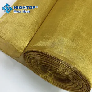 Woven Fabric Brass Wire Mesh Screen For Architectural And Decorative Application