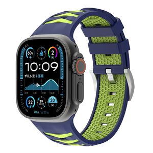 <span class=keywords><strong>Orologio</strong></span> A-p-ple serie 10 Smartwatch sportivo da <span class=keywords><strong>uomo</strong></span> con Texture in Silicone morbido cinturino in acciaio inossidabile Pin fibbia A-p-ple cinturino - Product Image 3