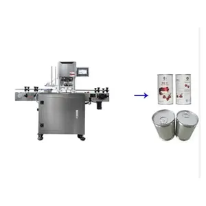 주석 캔 밀봉 주석 캔 폐쇄 기계 용 주석 캔 생산 라인